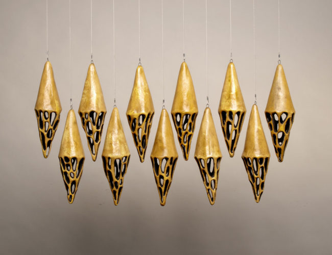 Jenni Ward ceramic sculpture | hive series