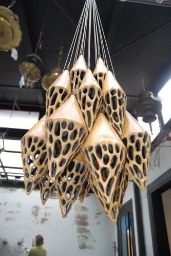 Jenni Ward ceramic sculpture | hive series