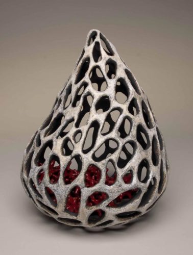 Jenni Ward ceramic sculpture | nest series