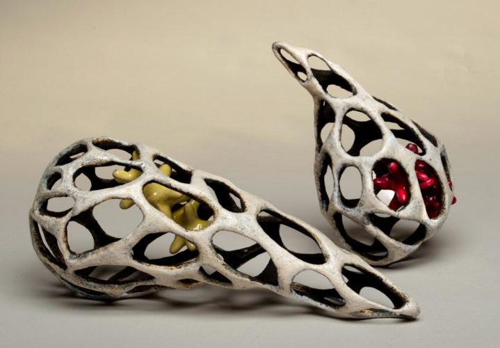 Jenni Ward ceramic sculpture | nest series