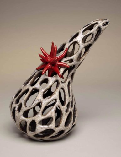 Jenni Ward ceramic sculpture | nest series
