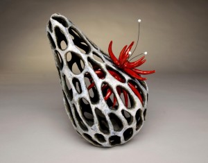 Jenni Ward ceramic sculpture | nest series