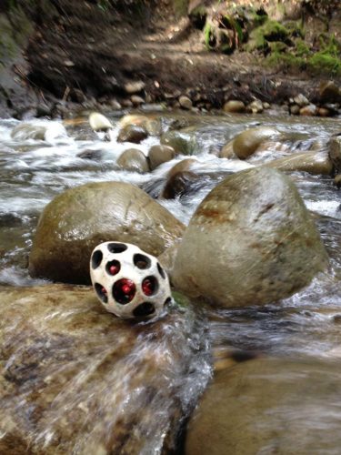 jenni ward ceramic sculpture | in the field | nest series