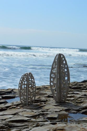 jenni ward ceramic sculpture | in the field | bone series