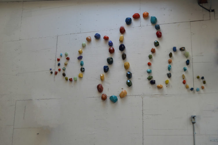 Jenni Ward ceramic sculpture | installations | rock candy river