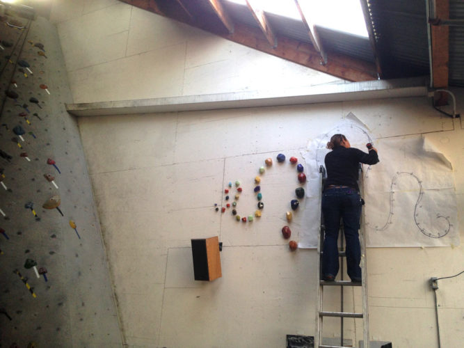 Jenni Ward ceramic sculpture | installations | rock candy river installation
