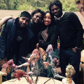 Jenni Ward ceramic sculpture | the dirt | the haitians invade santa cruz