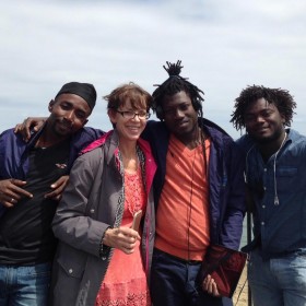 Jenni Ward ceramic sculpture | the dirt | the haitians invade santa cruz