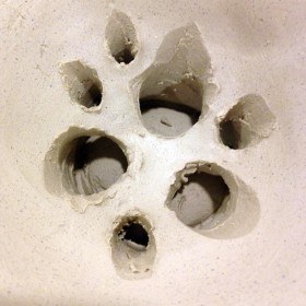 Jenni Ward ceramic sculpture | the dirt | Work in Progress: Bone Series