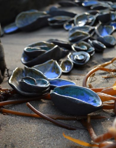 Jenni Ward ceramic sculpture | tide pool series