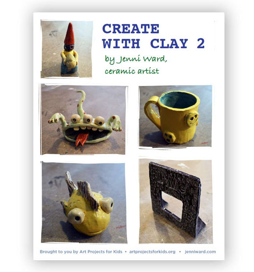 New Create with Clay PDF book | the dirt | Jenni Ward ceramic sculpture