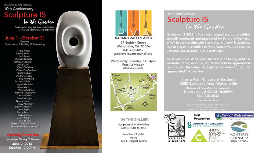 Sculpture IS: In the Garden Opens! | events | Jenni Ward ceramic sculpture