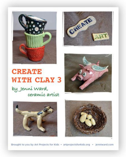 Create with Clay PDF Book 3 | shop | Jenni Ward ceramic sculpture