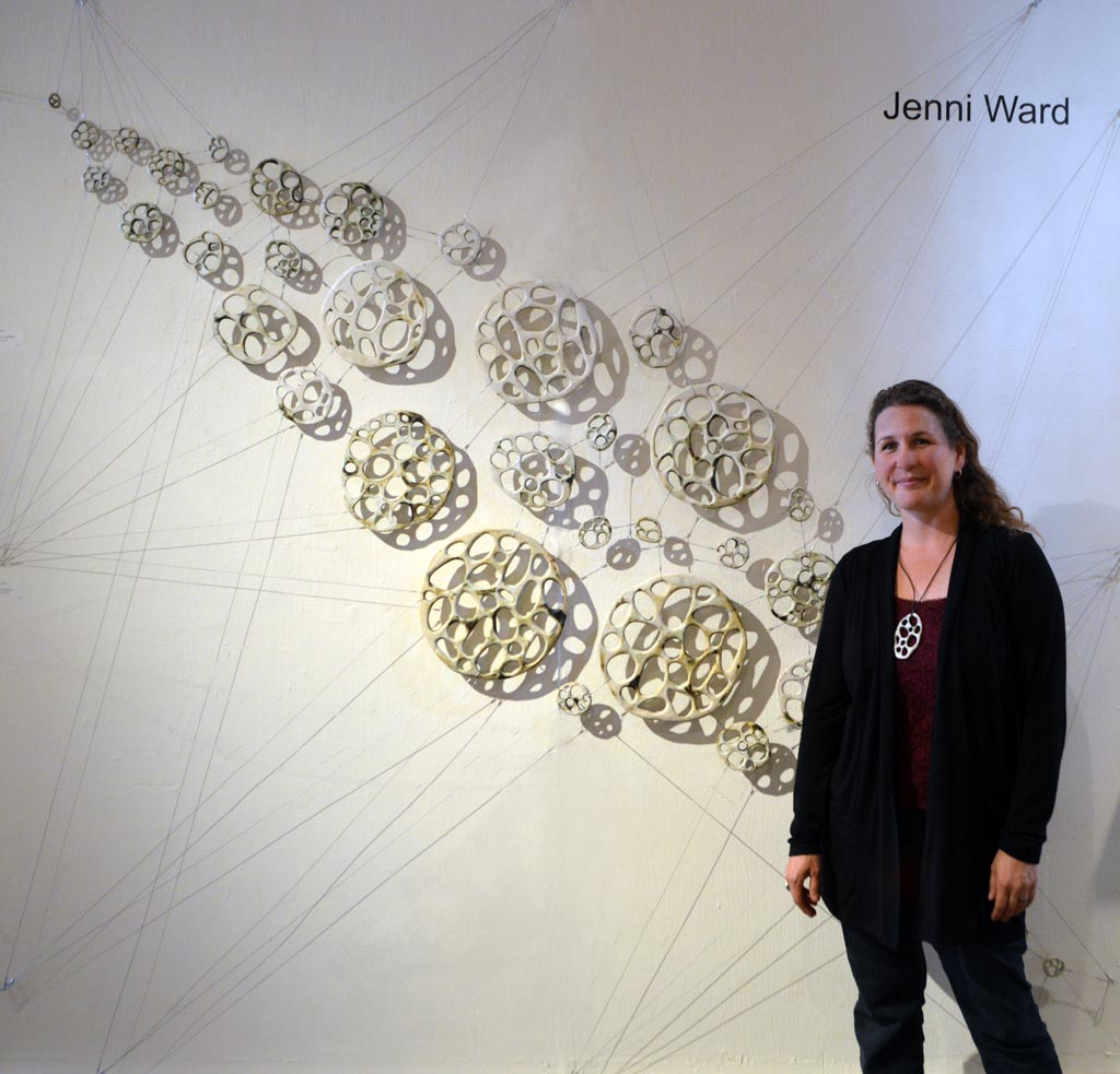 Bone Installation Portfolio | the dirt | Jenni Ward ceramic sculpture