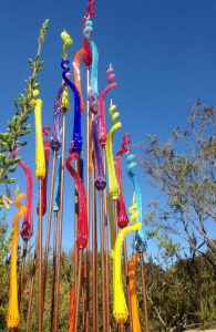 Color at the UCSC Arboretum | the dirt | Jenni Ward ceramic sculpture