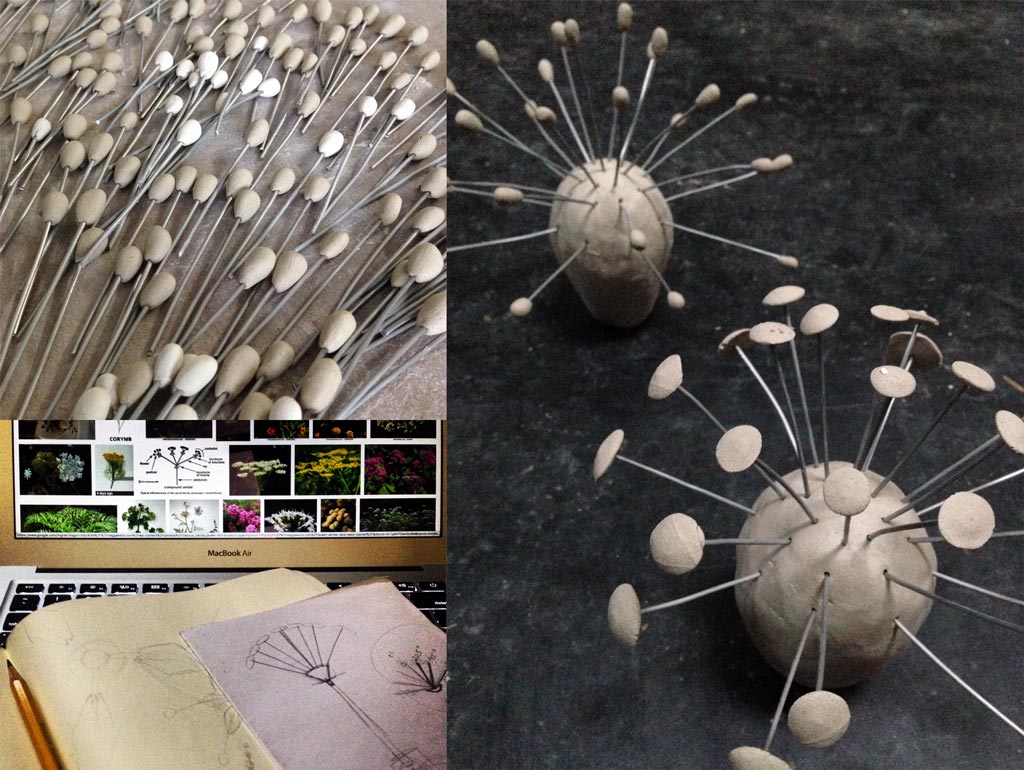 Work In Progress: Umbel Series | the dirt | Jenni Ward ceramic sculpture