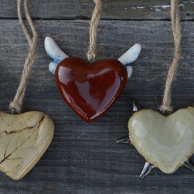 Art Hearts! | the dirt | Jenni Ward ceramic sculpture