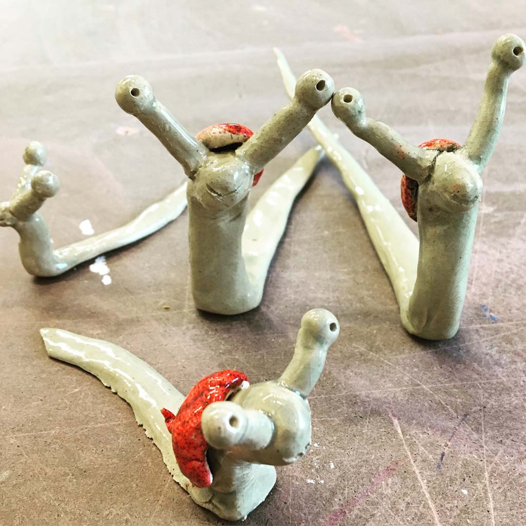 Clay Classes at the Studio Wrap Up the dirt Jenni Ward ceramic sculpture