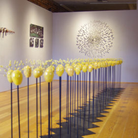 where art & nature meet exhibit | installations | Jenni Ward ceramic sculpture