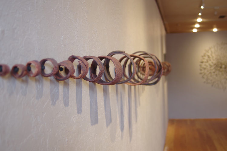 where art & nature meet exhibit | installations | Jenni Ward ceramic sculpture