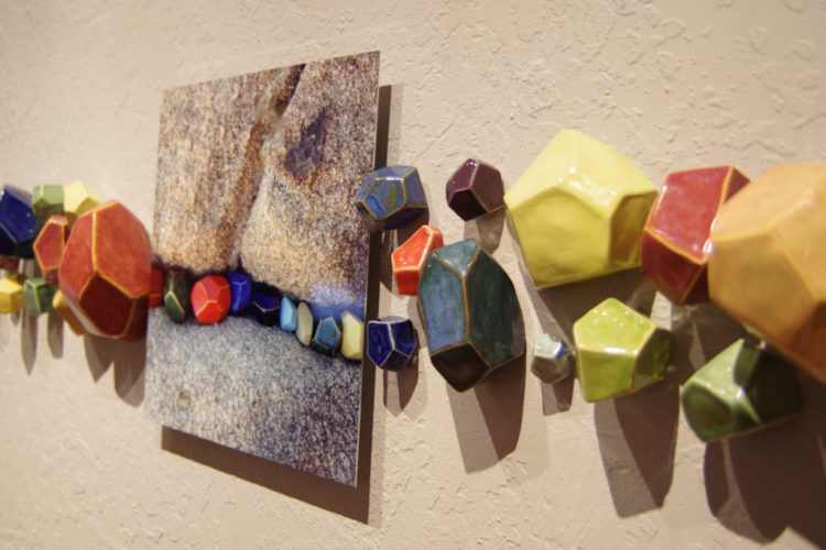 where art & nature meet exhibit | installations | Jenni Ward ceramic sculpture