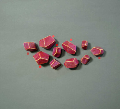 Magenta Pink Rock Candy | shop | Jenni Ward ceramic sculpture
