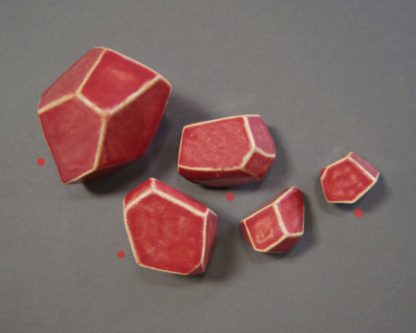 Bright Red Rock Candy | shop | Jenni Ward ceramic sculpture