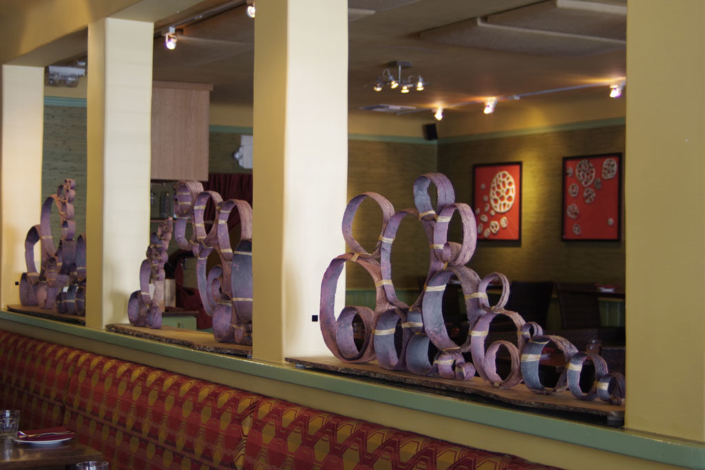 Cin-Cin Wine Bar & Restaurant | installations | Jenni Ward ceramic sculpture