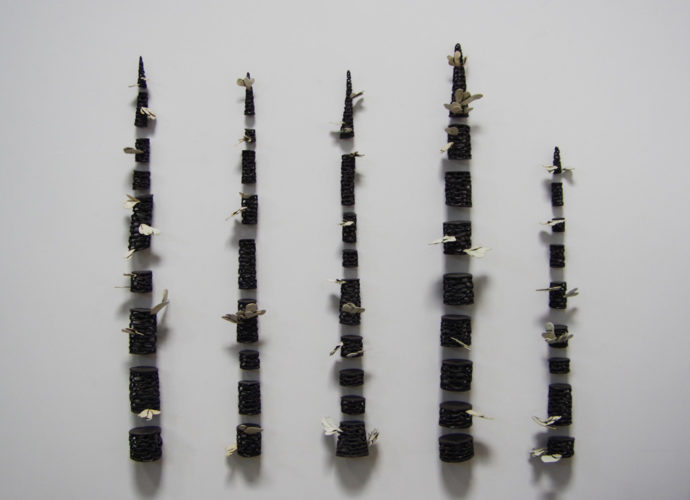 Lichen Series | installations | Jenni Ward ceramic sculpture