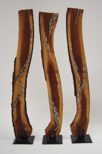 Lichen Series | Walnut Trees | installations | Jenni Ward ceramic sculpture