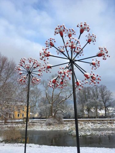 off season gardening | installations | Jenni Ward ceramic sculpture