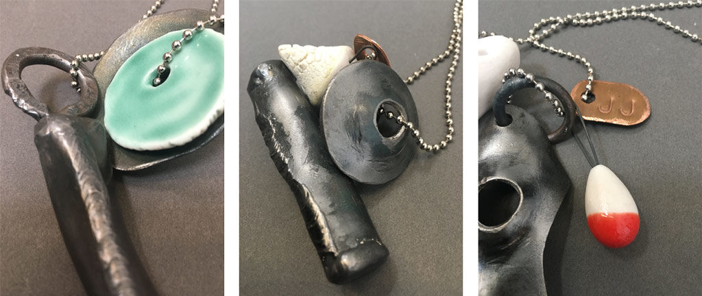 Collaborative Trinket Necklaces are Up in the SHOP! | the dirt | Jenni Ward ceramic sculpture