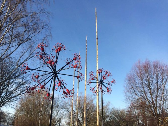 off season gardening | installations | Jenni Ward ceramic sculpture