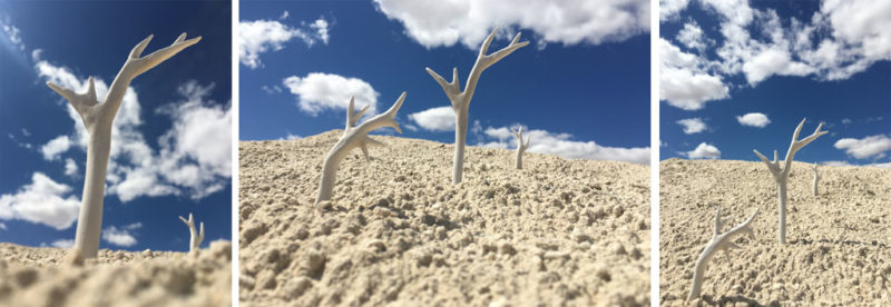 week one: ephemeral art installations | the dirt | Jenni Ward ceramic sculpture
