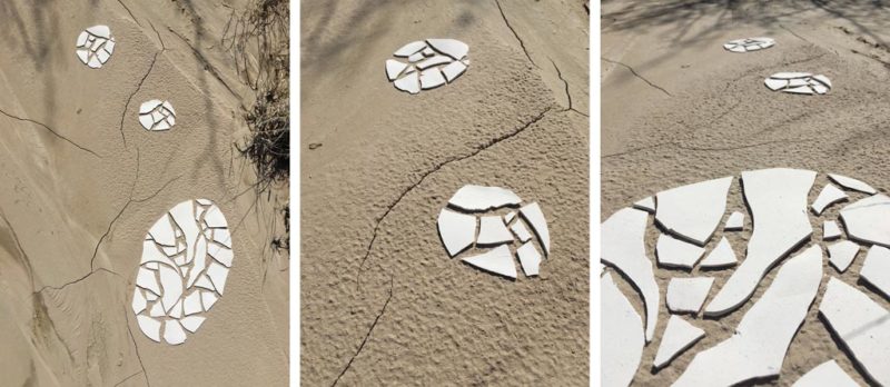 week two: ephemeral art installations | the dirt | Jenni Ward ceramic sculpture