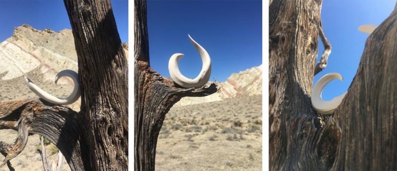week three: ephemeral art installations | the dirt | Jenni Ward ceramic sculpture