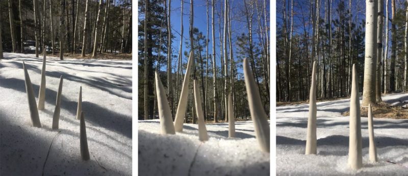 week three: ephemeral art installations | the dirt | Jenni Ward ceramic sculpture