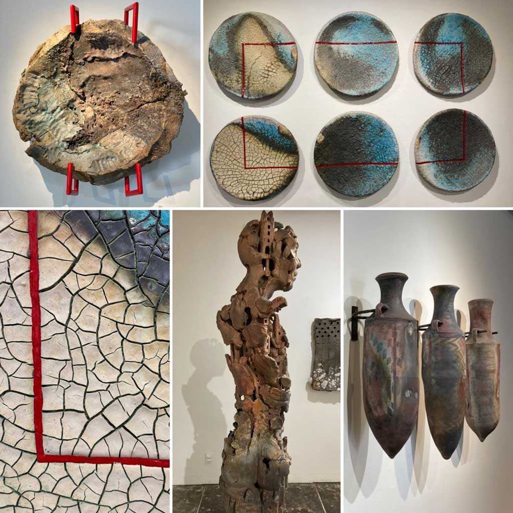 Scenes from NCECA 2022 day one | the dirt | Jenni Ward ceramic sculpture