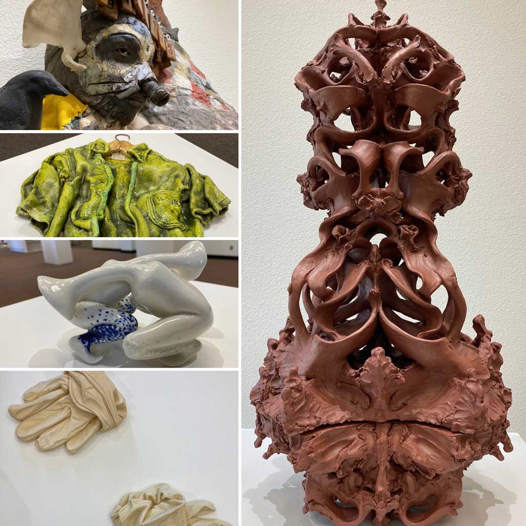 Scenes from NCECA 2022 day one | the dirt | Jenni Ward ceramic sculpture