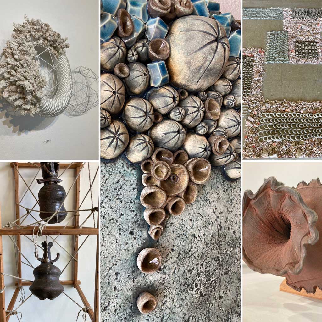 Scenes from NCECA 2022 day one | the dirt | Jenni Ward ceramic sculpture