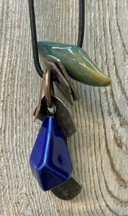 Trinket Necklace on Display | shop | Jenni Ward ceramic sculpture