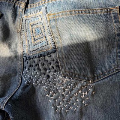 sashiko workshop at the studio | Earth Art Studio
